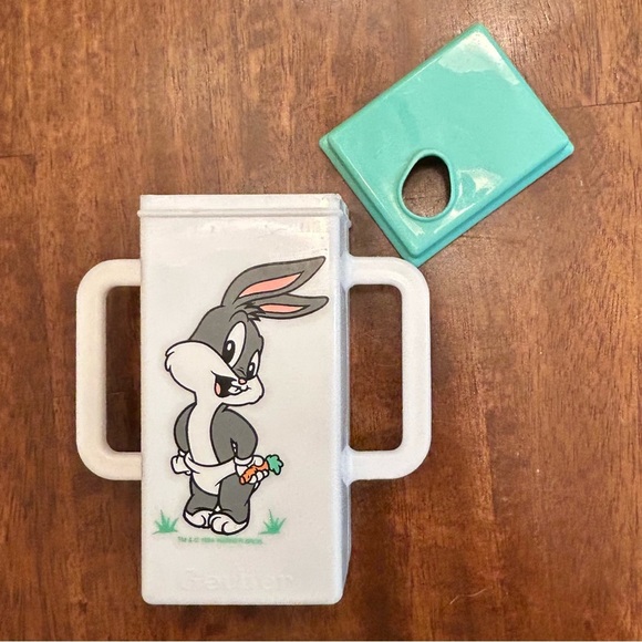 Vintage 1994 Gerber Baby Bugs Bunny Juicebox Holder Looney Tunes Warner Bros - Picture 1 of 10